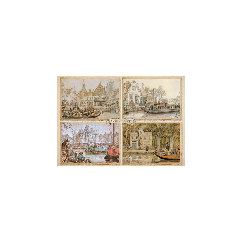 Jumbo Puzzle Anton Pieck, Kanalboote