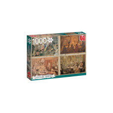 Jumbo Puzzle Anton Pieck, Unterhaltung im Wohnzimmer