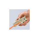 KNIPEX Abmantelungswerkzeug für Datenkabel 16 65 125 SB, Abisolier-/ Abmantelungswerkzeug(Befestigungsclip, Öffnungsfeder und Sperrklinke)