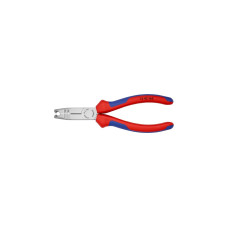 KNIPEX Abmantelungszange 13 42 165, Abisolier-Zange(rot/blau, Länge 165mm)