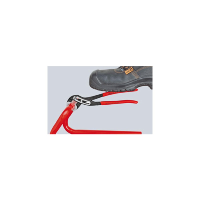KNIPEX Alligator 88 01 250, 250mm, Rohr- / Wasserpumpen-Zange(schwarz/rot, Wasserpumpenzange, 9-stufig verstellbar)