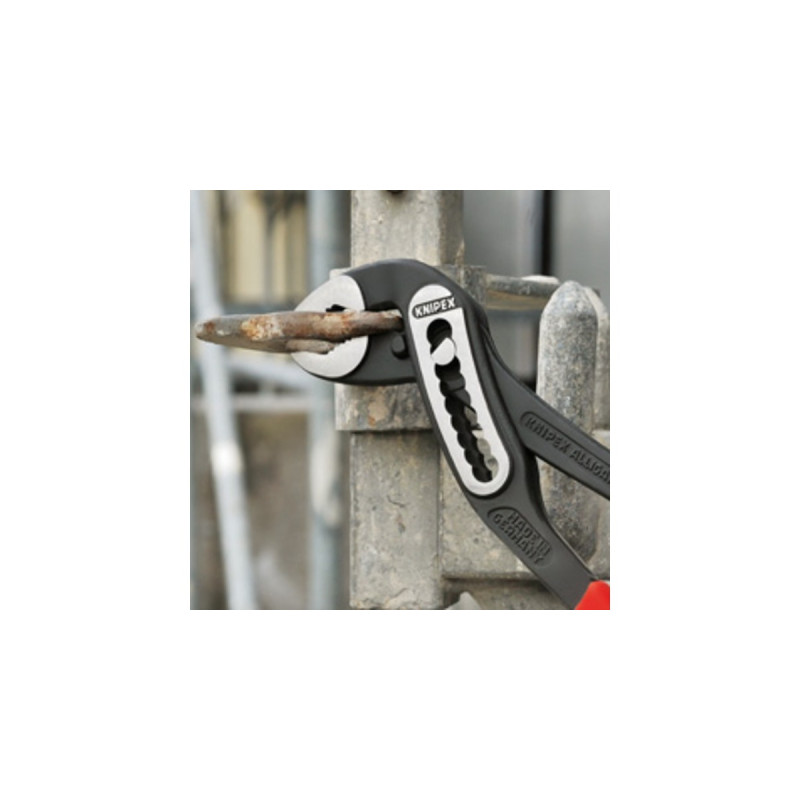 KNIPEX Alligator 88 01 250, 250mm, Rohr- / Wasserpumpen-Zange(schwarz/rot, Wasserpumpenzange, 9-stufig verstellbar)