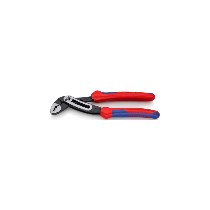 KNIPEX Alligator 88 02 180, Rohr- / Wasserpumpen-Zange(schwarz/rot, 9-stufig verstellbar)