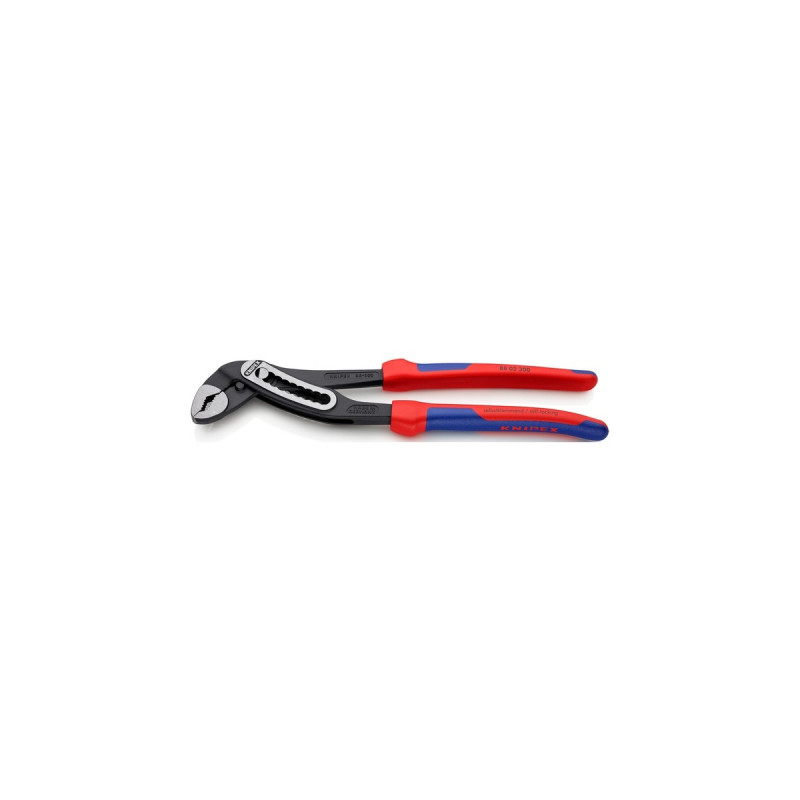 KNIPEX Alligator 88 02 300, Rohr- / Wasserpumpen-Zange(schwarz/rot, 9-stufig verstellbar)