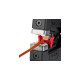 KNIPEX Automatische Abisolierzange PreciStrip16, Abisolier-Zange(schwarz/rot, integrierter Drahtschneider)