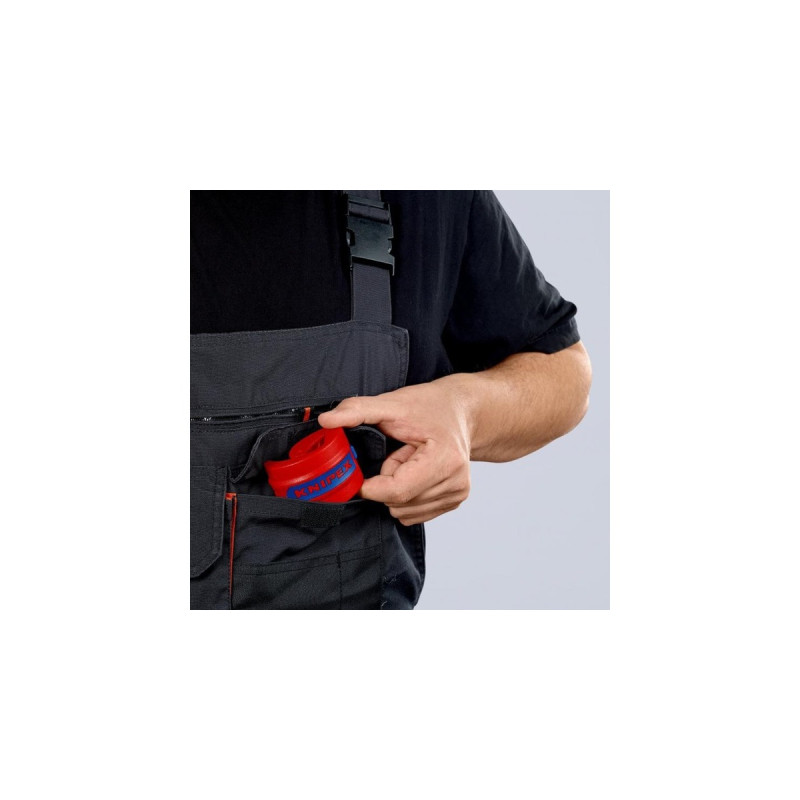 KNIPEX BiX, Rohrschneider für Kunststoffrohre und Dichthülsen(rot/blau)