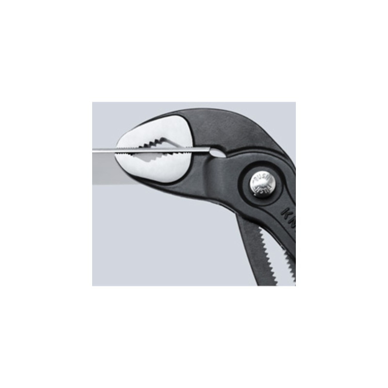 KNIPEX Cobra 87 01 250, 250mm, Rohr- / Wasserpumpen-Zange(schwarz/rot, Wasserpumpenzange, 25-fach verstellbar)