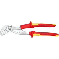 KNIPEX Cobra VDE 8726250, 250mm, Rohr- / Wasserpumpen-Zange(rot/gelb, 24-fach verstellbar)