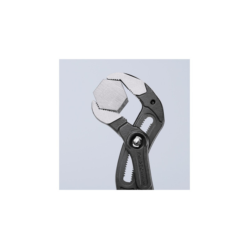 KNIPEX Cobra XL 87 01 400, 400mm, Rohr- / Wasserpumpen-Zange(schwarz/rot, Wasserpumpenzange, 27-fach verstellbar)