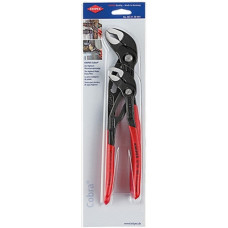 KNIPEX Cobra Zangen-Set 003120V01, 2-teilig(rot/schwarz)