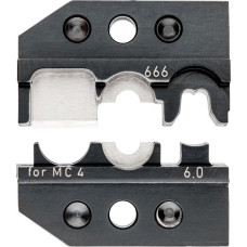 KNIPEX Crimpeinsatz für Solar-Steckverbinder MC4 (6 mm²), Crimpzange(für KNIPEX Crimp-Systemzange Artikel-Nr. 97 43 xx)