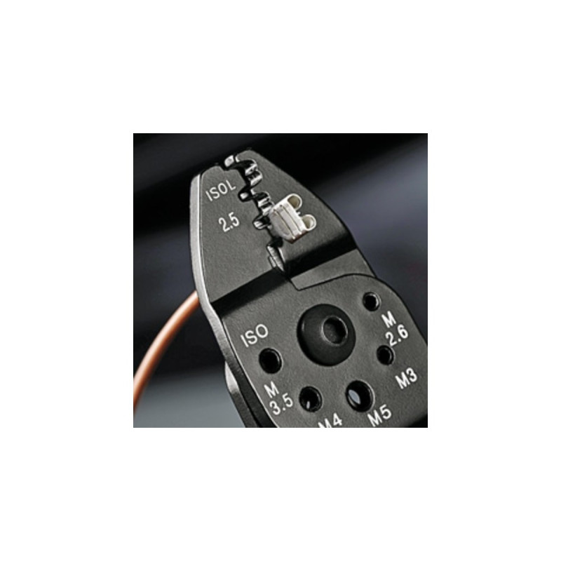 KNIPEX Crimpzange 97 21 215 B(Abisolieren, Crimpen 0,75 - 6mm²)