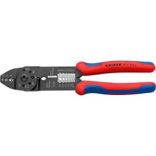 KNIPEX Crimpzange 97 21 215 C(rot/blau, Abisolieren, Crimpen 0,5 - 6,0mm²)