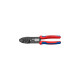 KNIPEX Crimpzange 97 21 215 C(rot/blau, Abisolieren, Crimpen 0,5 - 6,0mm²)