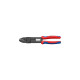 KNIPEX Crimpzange 97 32 240(rot/blau, Abisolieren, Crimpen 0,5 - 6,0mm²)