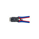 KNIPEX Crimpzange 97 51 12 SB(blau/rot, RJ-10, RJ-11/12 und RJ-45-Stecker)