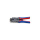 KNIPEX Crimpzange 97 51 12 SB(blau/rot, RJ-10, RJ-11/12 und RJ-45-Stecker)