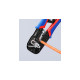 KNIPEX Crimpzange 97 51 13 für Westernstecker(blau/rot, für RJ-45-Stecker)