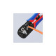 KNIPEX Crimpzange 97 51 13 für Westernstecker(blau/rot, für RJ-45-Stecker)