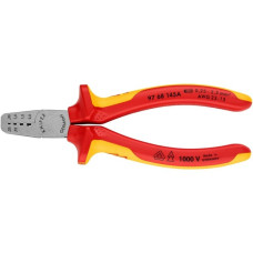 KNIPEX Crimpzange 97 68 145 A(für Aderendhülsen 0,25 - 2,5mm², VDE)