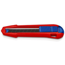 KNIPEX CutiX Universalmesser, Teppichmesser(rot/blau, inkl. 2 Klingen)