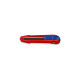 KNIPEX CutiX Universalmesser, Teppichmesser(rot/blau, inkl. 2 Klingen)