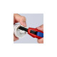 KNIPEX CutiX Universalmesser, Teppichmesser(rot/blau, inkl. 2 Klingen)