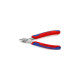 KNIPEX Electronic Super Knips 78 13 125, Elektronik-Zange(grau, mit Öffnungsfeder)