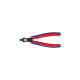KNIPEX Electronic Super Knips 78 61 125 , Elektronik-Zange(rot/blau, mit Öffnungsfeder und Öffnungsbegrenzung)
