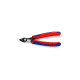 KNIPEX Electronic Super Knips 78 91 125, Elektronik-Zange(rot/blau, mit Öffnungsfeder und Öffnungsbegrenzung)