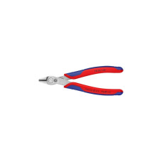 KNIPEX Electronic Super Knips XL 7803140, Elektronik-Zange(rot/blau, mit Öffnungsfeder)