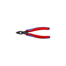 KNIPEX Electronic Super Knips XL 7861140, Elektronik-Zange(rot/blau, mit Öffnungsfeder)