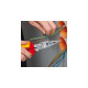 KNIPEX Elektro-Installationszange VDE 13 96 200(schlanke Bauform, geschraubtes Gelenk, VDE-geprüft)