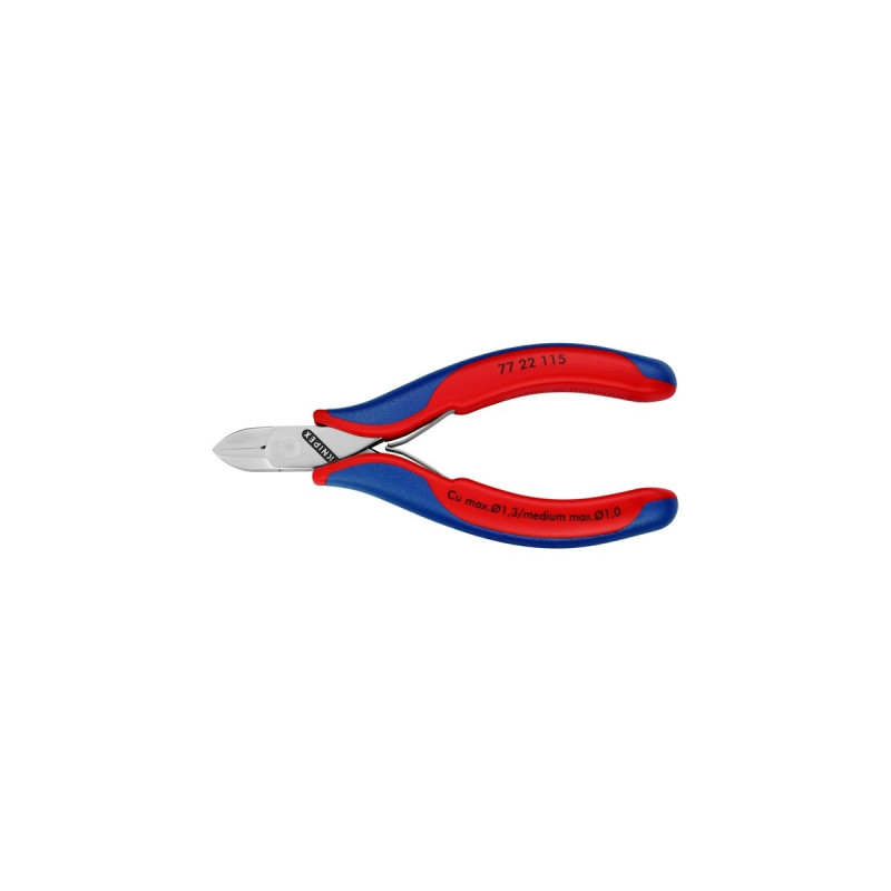 KNIPEX Elektronik-Seitenschneider 7722115, Schneid-Zange