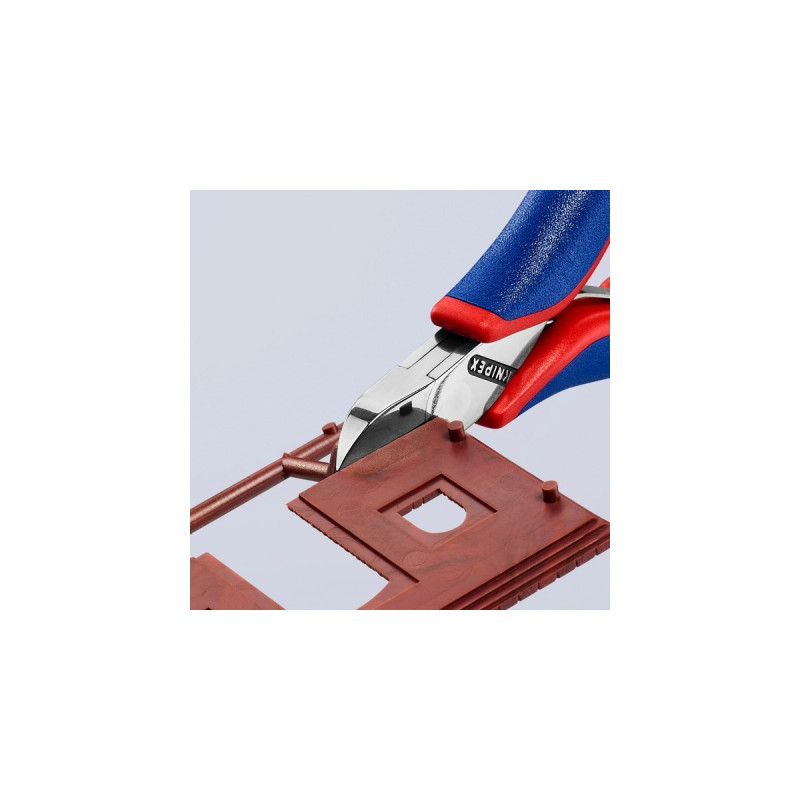 KNIPEX Elektronik-Seitenschneider 7722115, Schneid-Zange