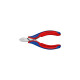 KNIPEX Elektronik-Seitenschneider 77 02 115, Schneid-Zange(rot/blau, Länge 115mm)
