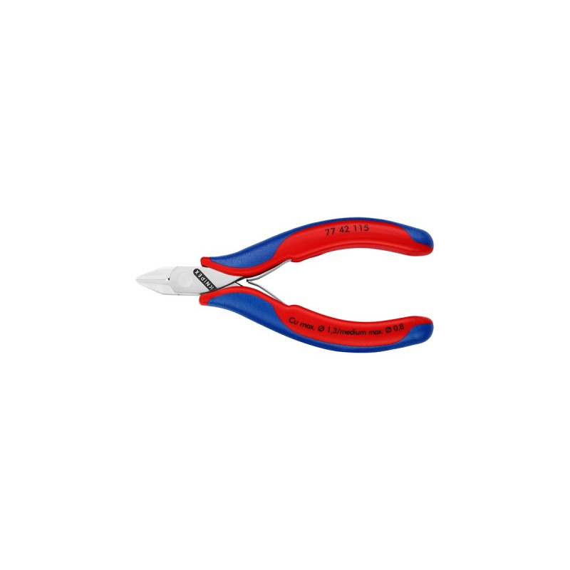KNIPEX Elektronikzangen-Set 002016, 7-teilig(rot/blau)