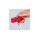KNIPEX ErgoStrip Universal-Abmantelungswerkzeug, Abisolier-/ Abmantelungswerkzeug(rot/blau, für Rechtshänder)