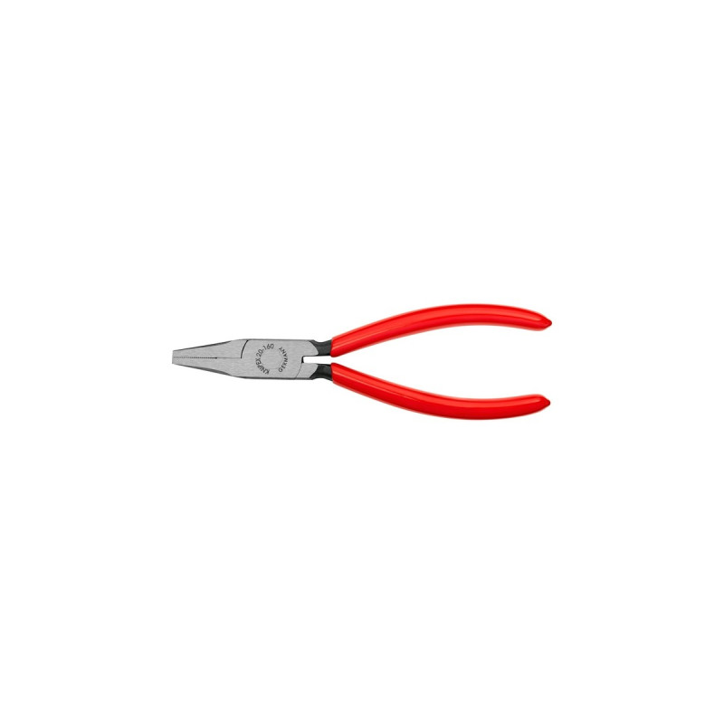 KNIPEX Flachzange 20 01 160, Greifzange(rot, gezahnte Griffflächen)