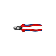 KNIPEX Kabelschere 95 12 165 , Schneid-Zange(für Cu- und Al-Kabel, Klemmschutz)