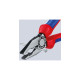 KNIPEX Kombizange 03 02 180(blau, gezahnte Greifflächen, Schneide mit Facette)