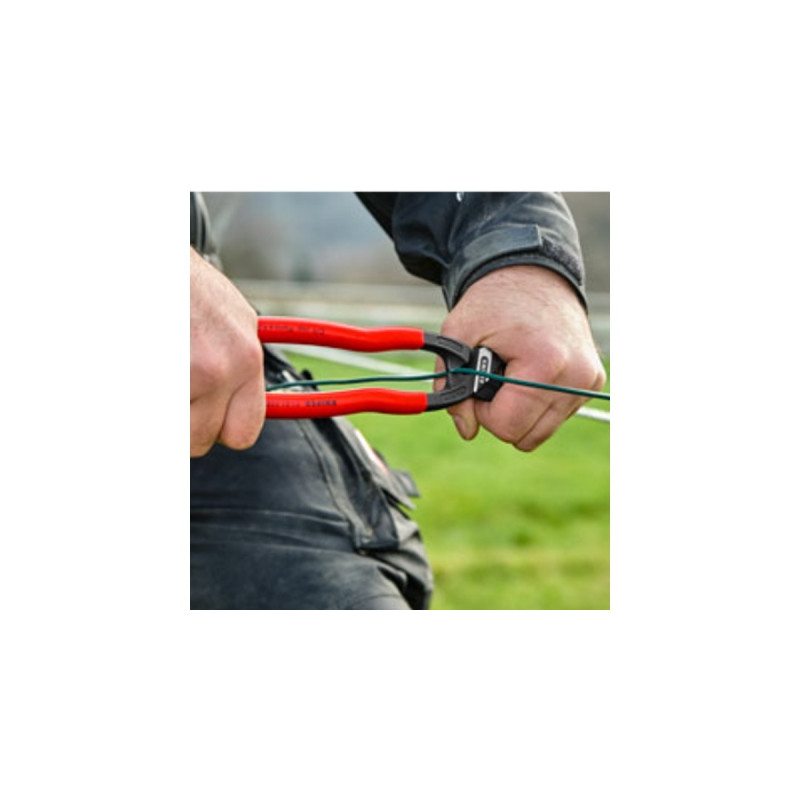 KNIPEX Kompakt-Bolzenschneider CoBolt XL 7101250, Schneid-Zange(rot/schwarz)