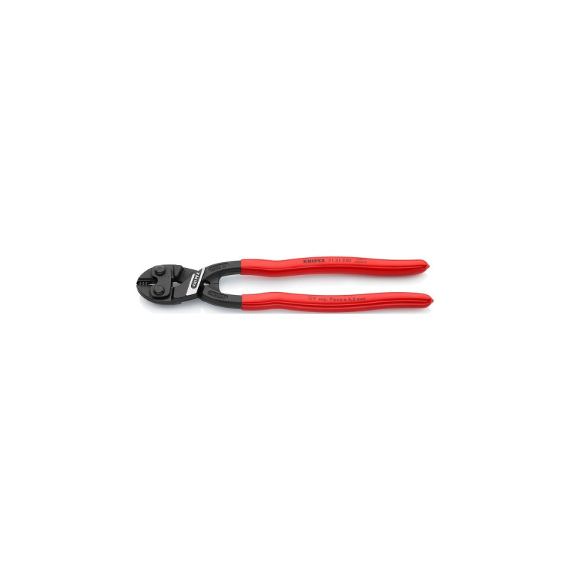 KNIPEX Kompakt-Bolzenschneider CoBolt XL 71 31 250, Schneid-Zange(rot, Länge 250mm)