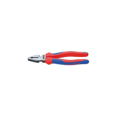 KNIPEX Kraft-Kombizange 02 02 200(blau, Mit Greifzonen für Flach- und Rundmaterial)