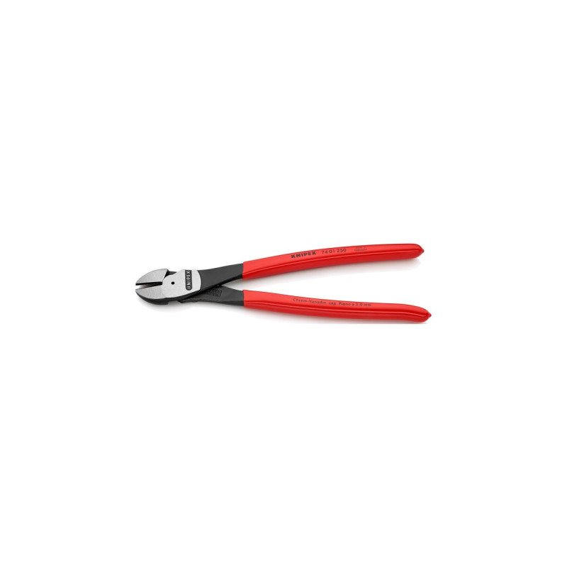 KNIPEX Kraft-Seitenschneider 74 01 250, Schneid-Zange(rot)