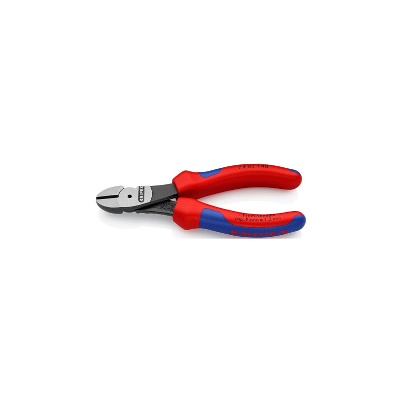 KNIPEX Kraft-Seitenschneider 74 02 140, Schneid-Zange(rot)