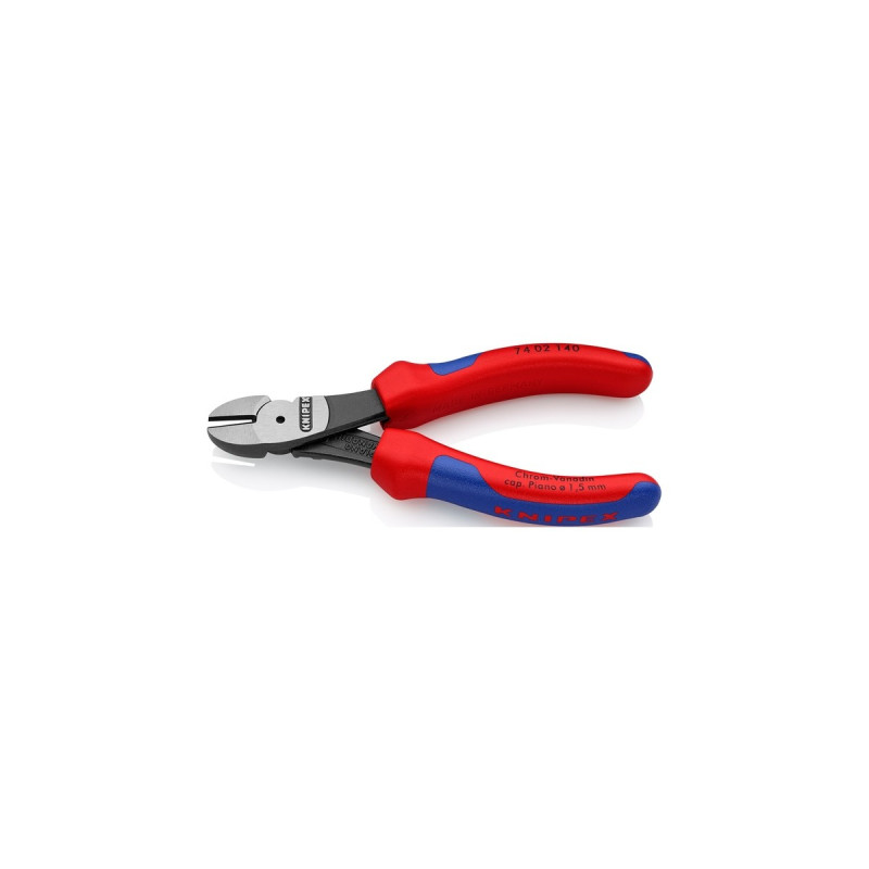 KNIPEX Kraft-Seitenschneider 74 02 140, Schneid-Zange(rot)
