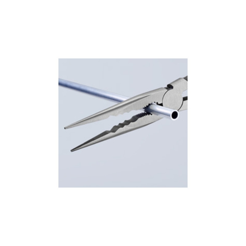 KNIPEX Montierzange gerade, 2871280, Greifzange(rot/schwarz)