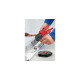 KNIPEX MultiCrimp 97 33 02, mit Wechselmagazin, Crimpzange(rot/blau, inkl. 5 Crimpeinsätzen)