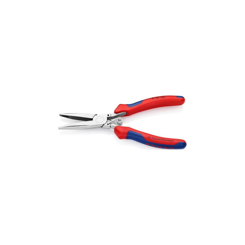 KNIPEX Polsterklammerzange 91 92 180(rot/blau, Länge 185mm)